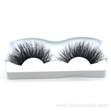 25mm Eyelashes Multi-layered Real 5D Mink Eyelashes fake eyelashes wholesale